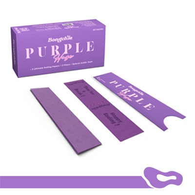 Bongchie Thrice A Day Purple Haze Open Pack