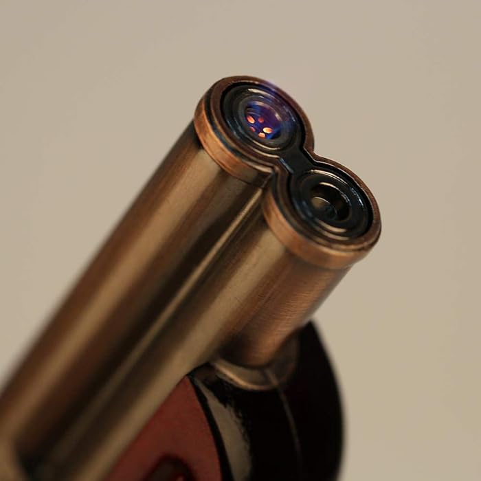 Antique Rifle Lighter with flame