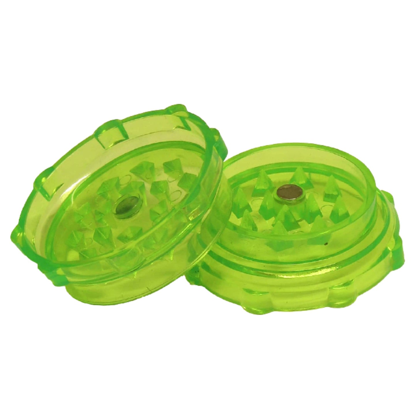 acrylic weed crusher green opened