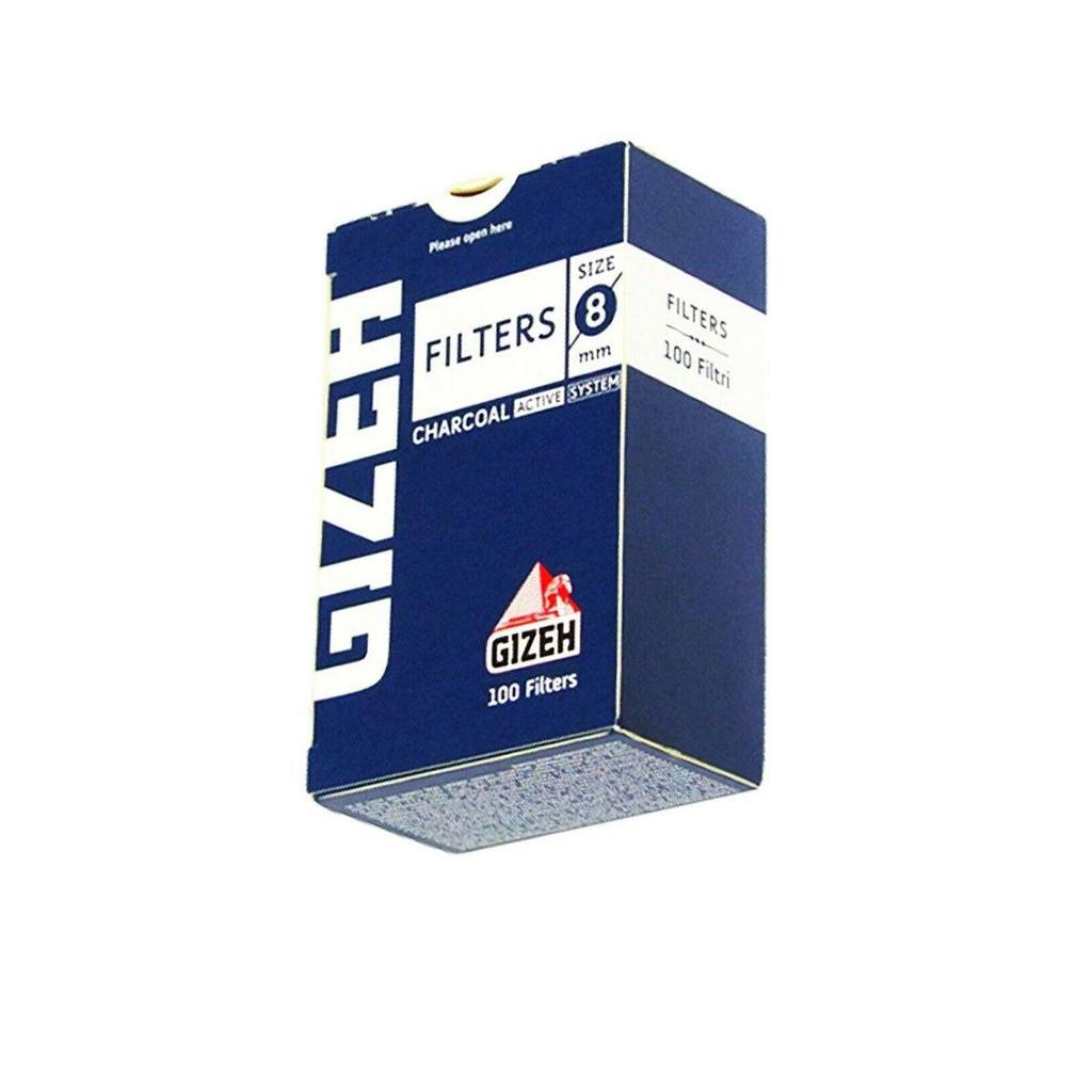 GIZEH Active Charcoal Filters Box 8mm