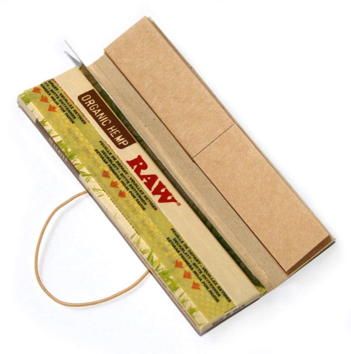 RAW Organic Hemp King Size Rolling Papers with filter tips