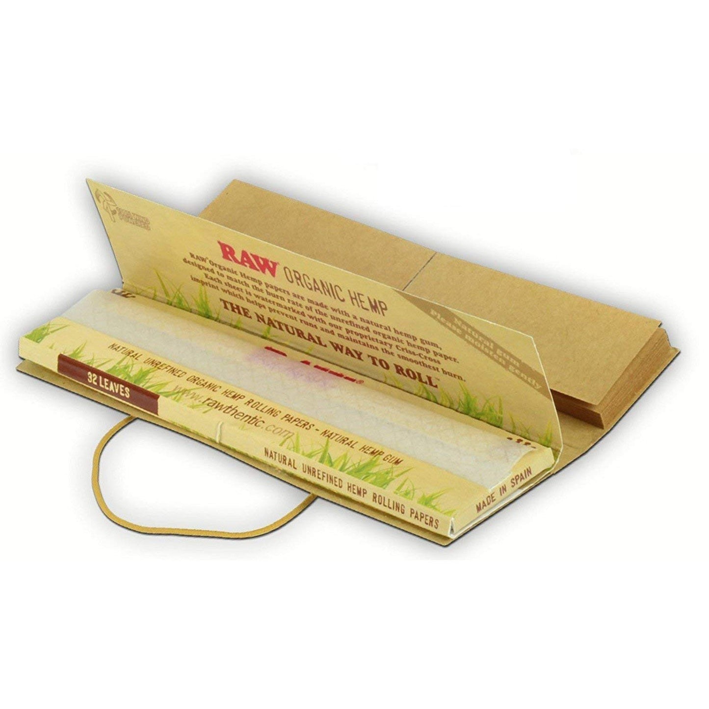 RAW Organic Connoisseur King Size Rolling Papers Open Pack