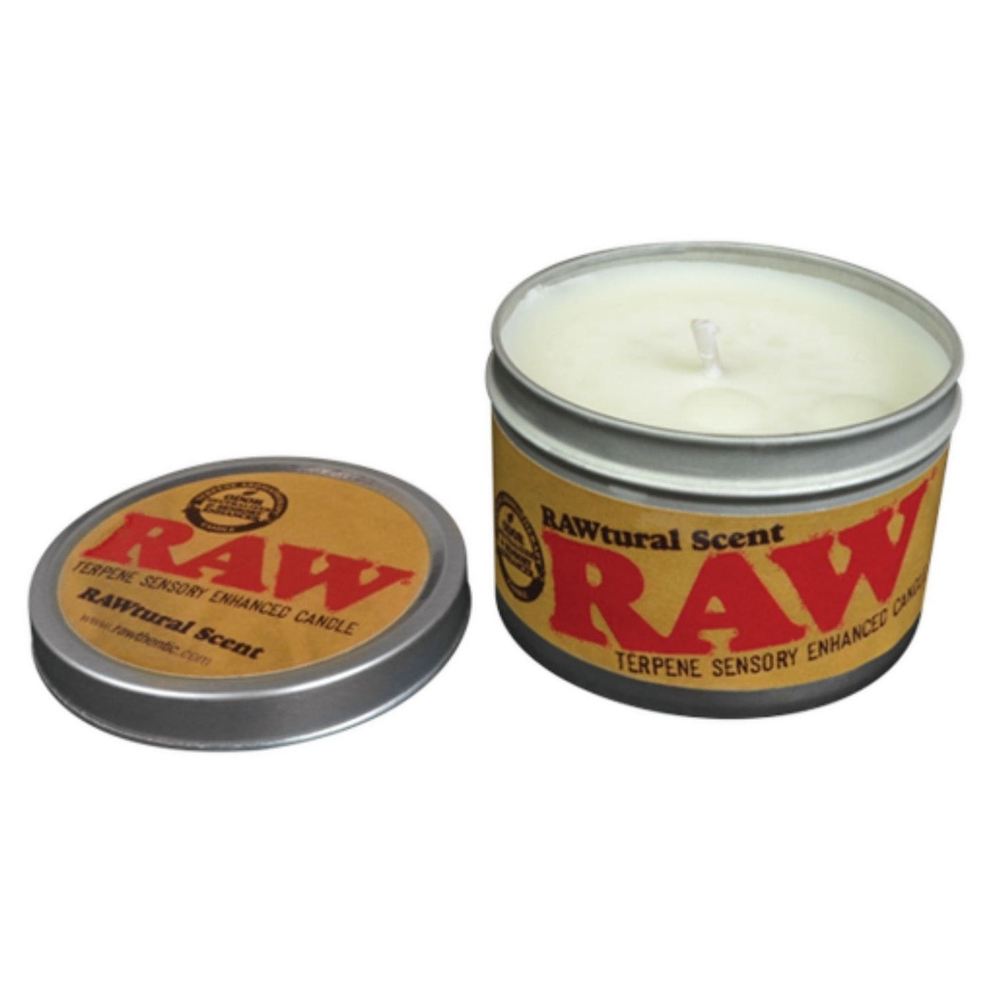 RAW Terpene Candle - RAWtural Scented Candle Open