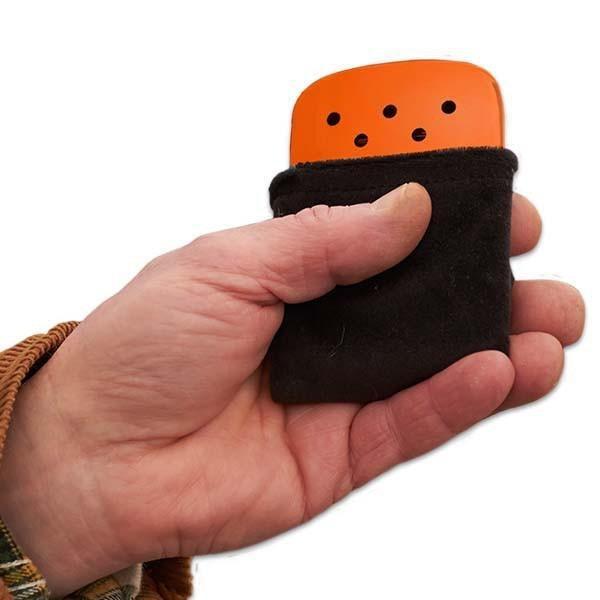Zippo 12-Hour Blaze Orange Refillable Hand Warmer in Hand