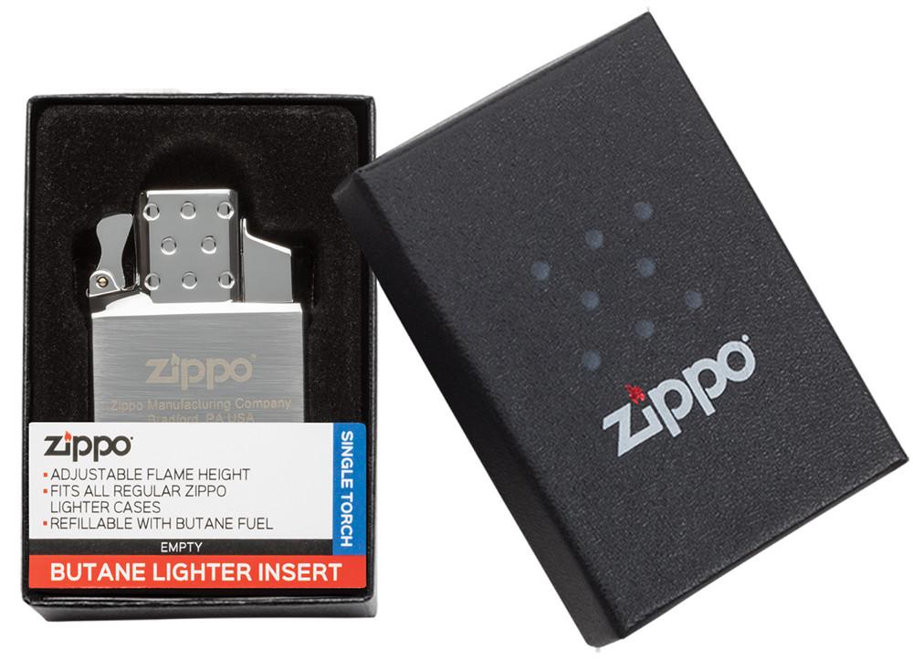 Zippo Butane Lighter Insert - Single Torch Lighter Box