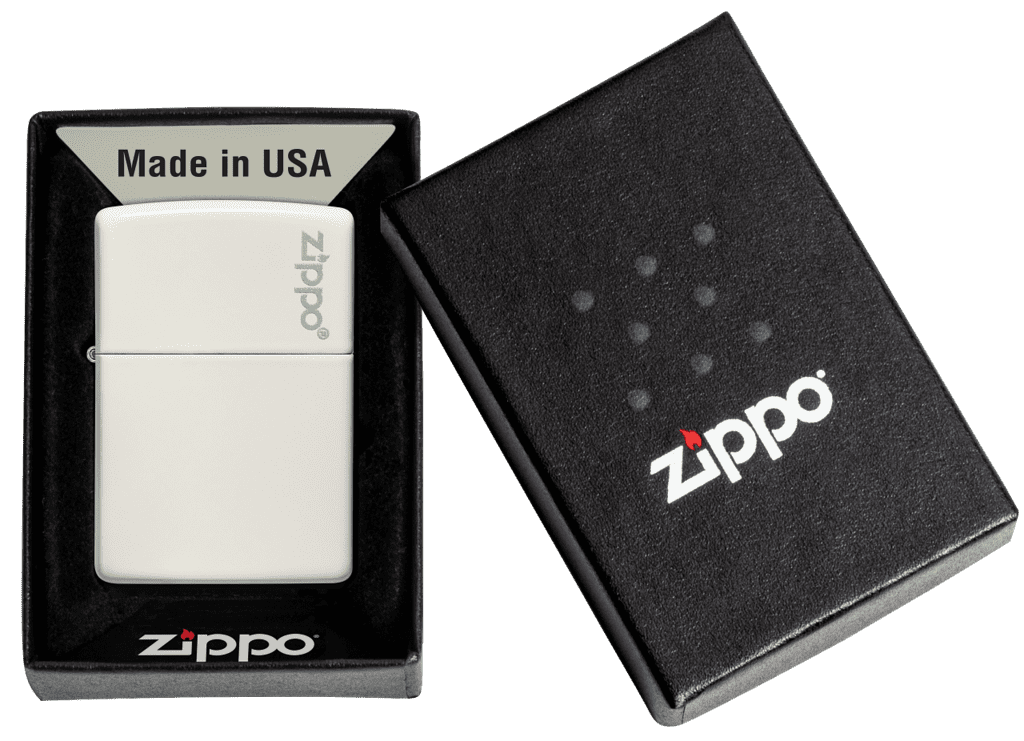 Zippo Classic Glow In The Dark - Zippo Logo Lighter Box