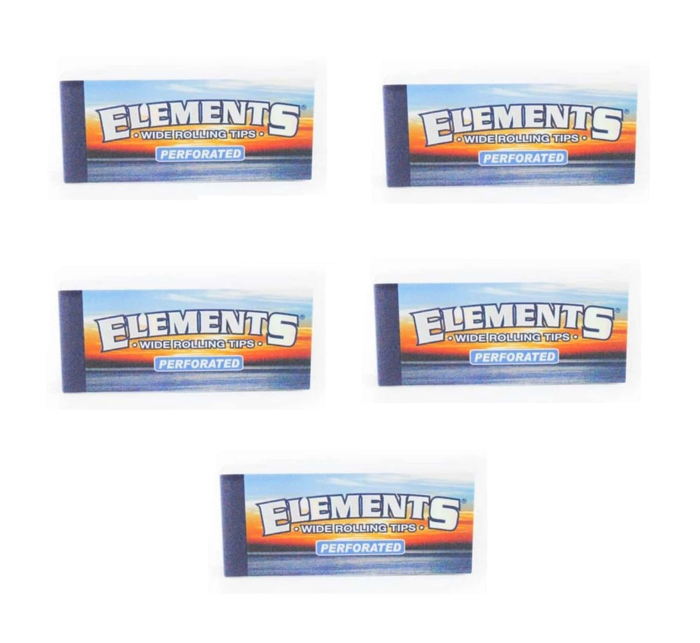elements perforated wide rolling tips pack of 5