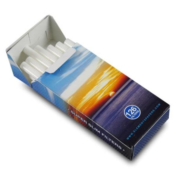 elements super slim filters open cigarette filter pack