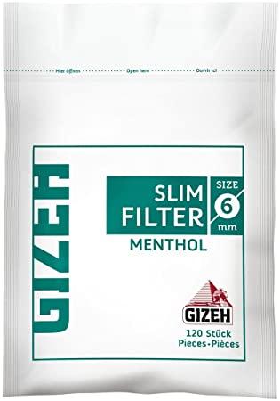 GIZEH Menthol Slim Filters