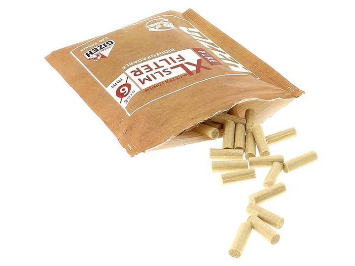 GIZEH Pure Brown XL Slim Filters Open Pack