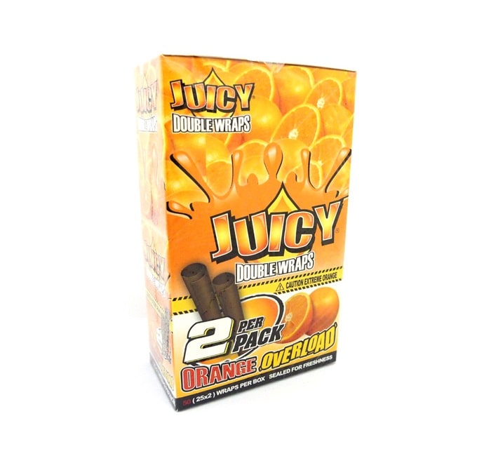 juicy jays orange overloaded double wraps box