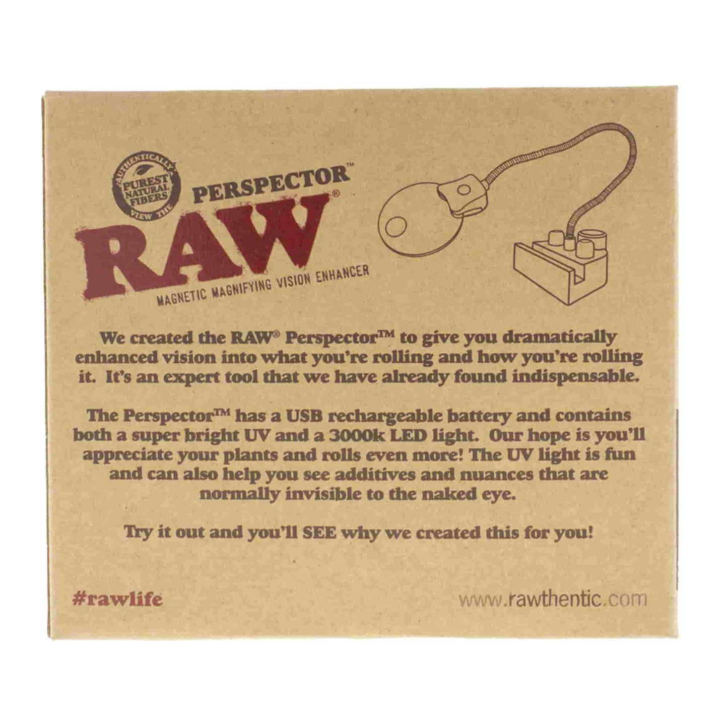 RAW Perspector Vision Enhancer Back side