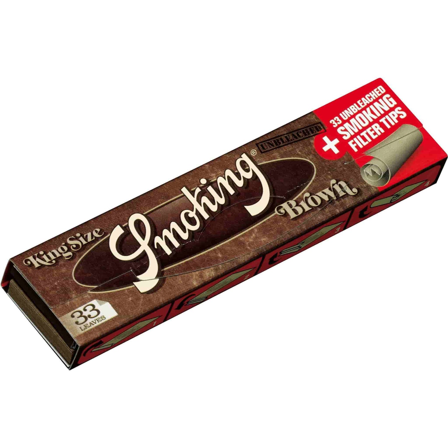 Smoking Brown Connoisseur - Rolling Paper with Tips