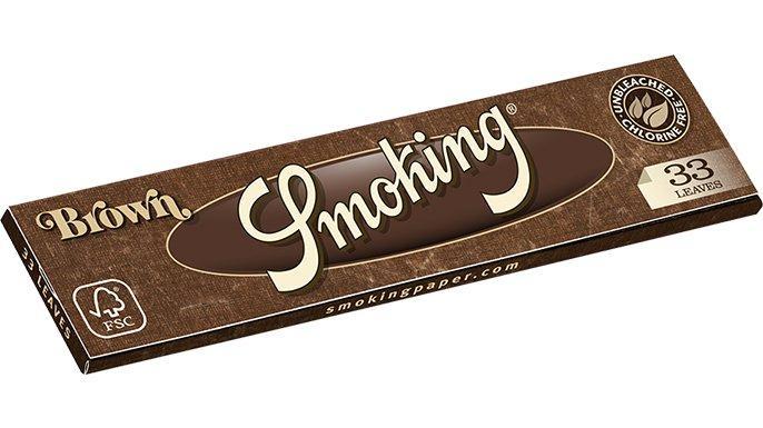 SMOKING Brown King Size Rolling Paper Pack