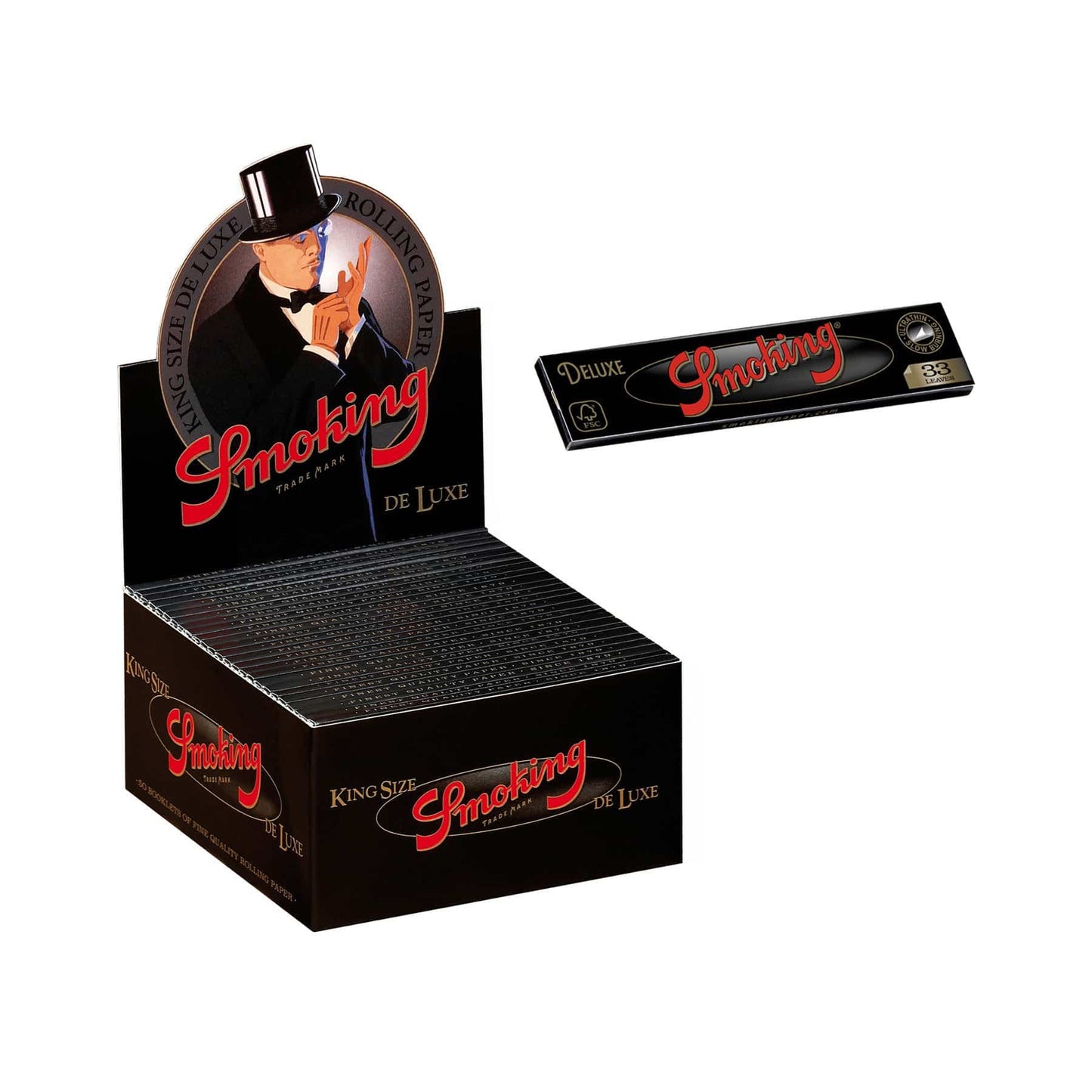 Smoking Deluxe King Size Rolling Paper Box