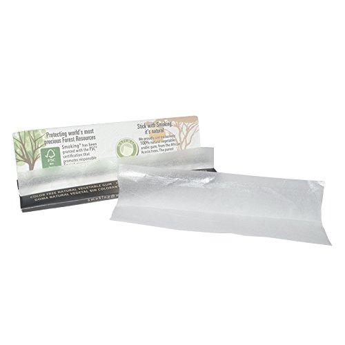 Smoking Deluxe King Size Rolling Paper Open Pack
