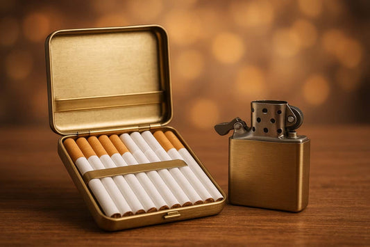 Travel Smart: Cigarette Case with Lighter is a Must-Have Smoking Accessory