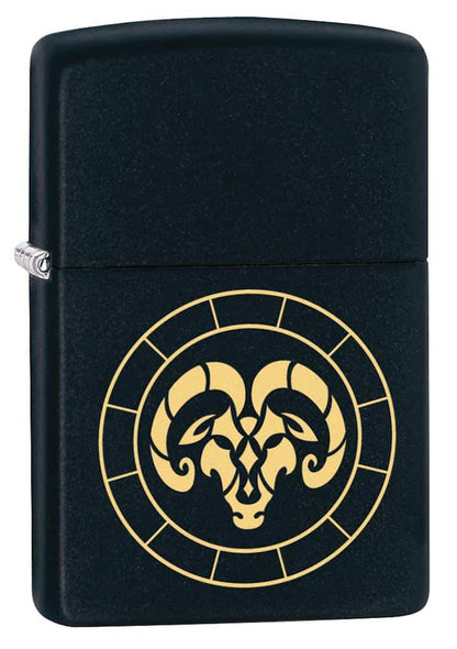 Zippo Lighter - Aries Zodiac Sign Design