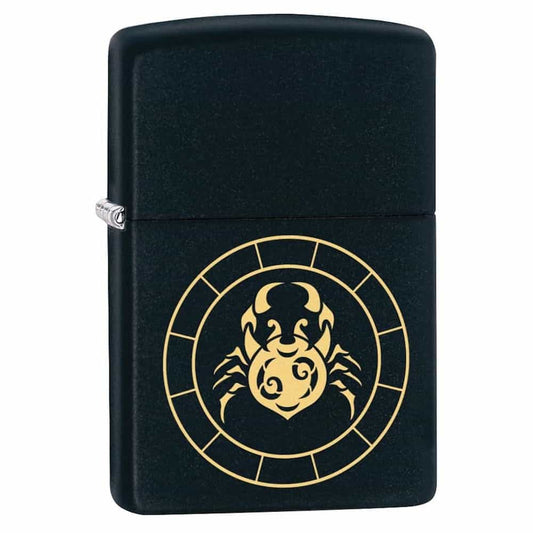Zippo Lighter - Cancer Zodiac Sign Design