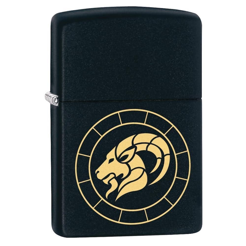 Zippo Lighter - Capricorn Zodiac Sign Design