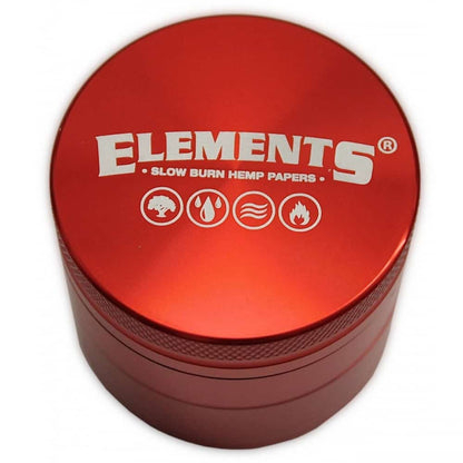 Elements Red Aluminum Herb Crusher