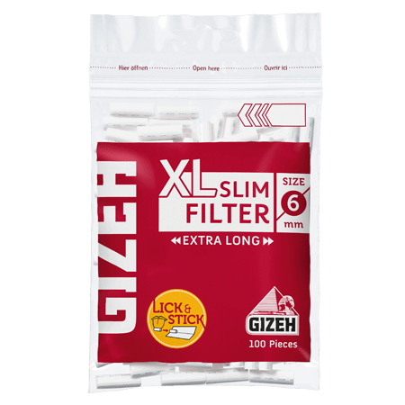 GIZEH Slim Filters XL (19 x 6mm)