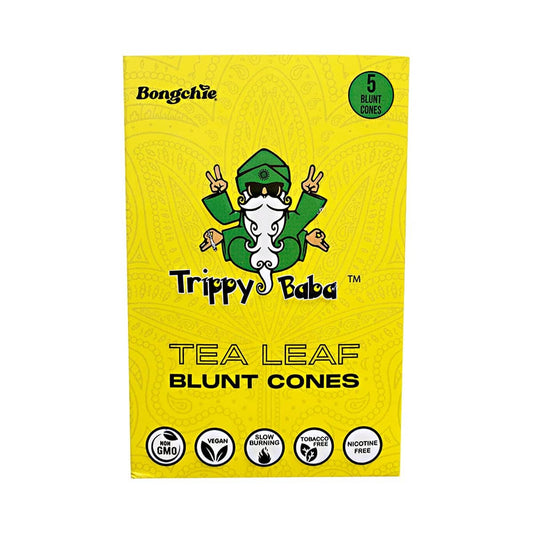 Trippy Baba Tea Leaf Blunt Cone Box Front
