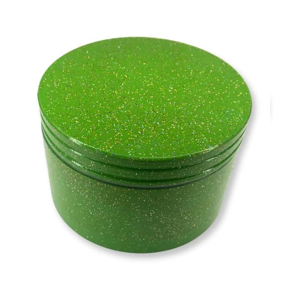 Glittery Green Metal Crusher