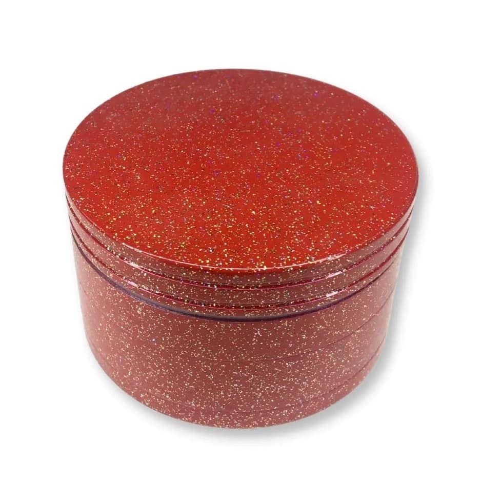 Glittery Red Metal Crusher