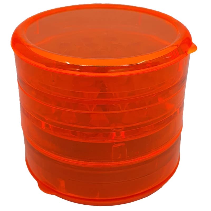 Acrylic Honey Herb Grinder orange