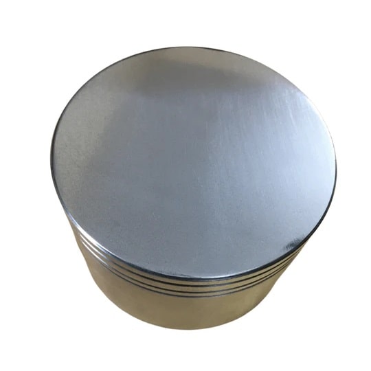 Silver Metal Crusher - top