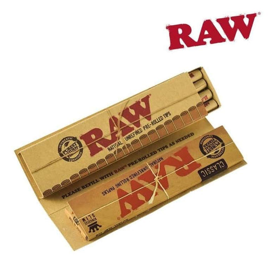 RAW Classic Connoisseur King Size with Pre-Rolled Tips