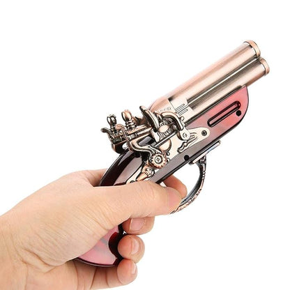 Antique Rifle Lighter in hand