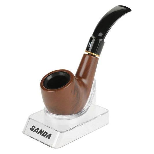 Sanda Wooden Tobacco Pipe With Stand