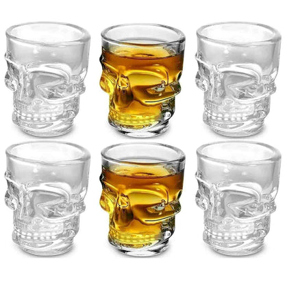 skull shot glasses set