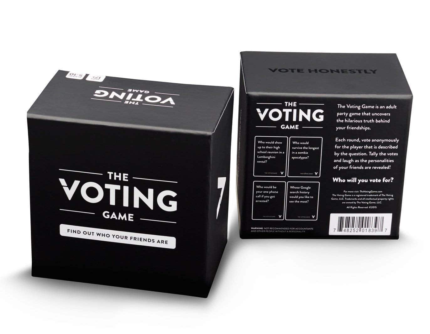 The Voting Game Box Front Backside