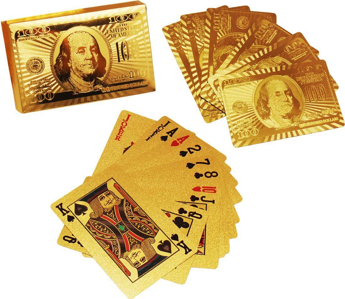 24k Gold Playing Cards