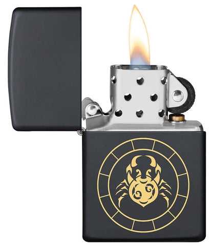 Zippo Lighter - Cancer Zodiac Sign Design Lighten