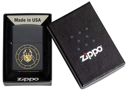 Zippo Lighter - Cancer Zodiac Sign Design Packaging