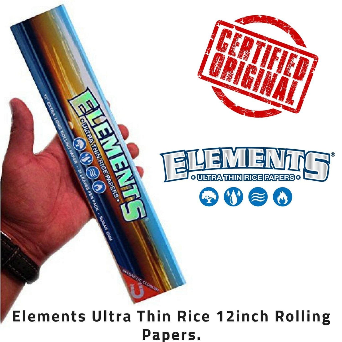 Elements Huge Cigarette Rolling Paper (12 Inch)