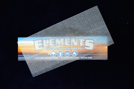 elements rolling paper with paper outside