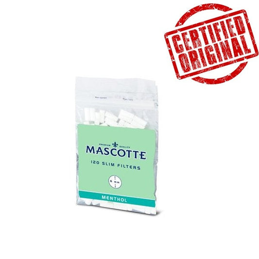 Mascotte Menthol 6mm Cotton Filters