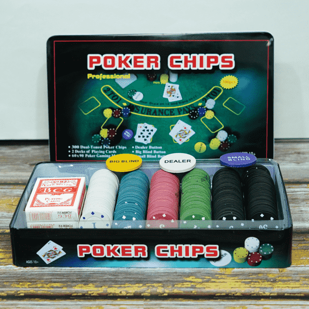 Poker Chips Set Game - 300 Chips