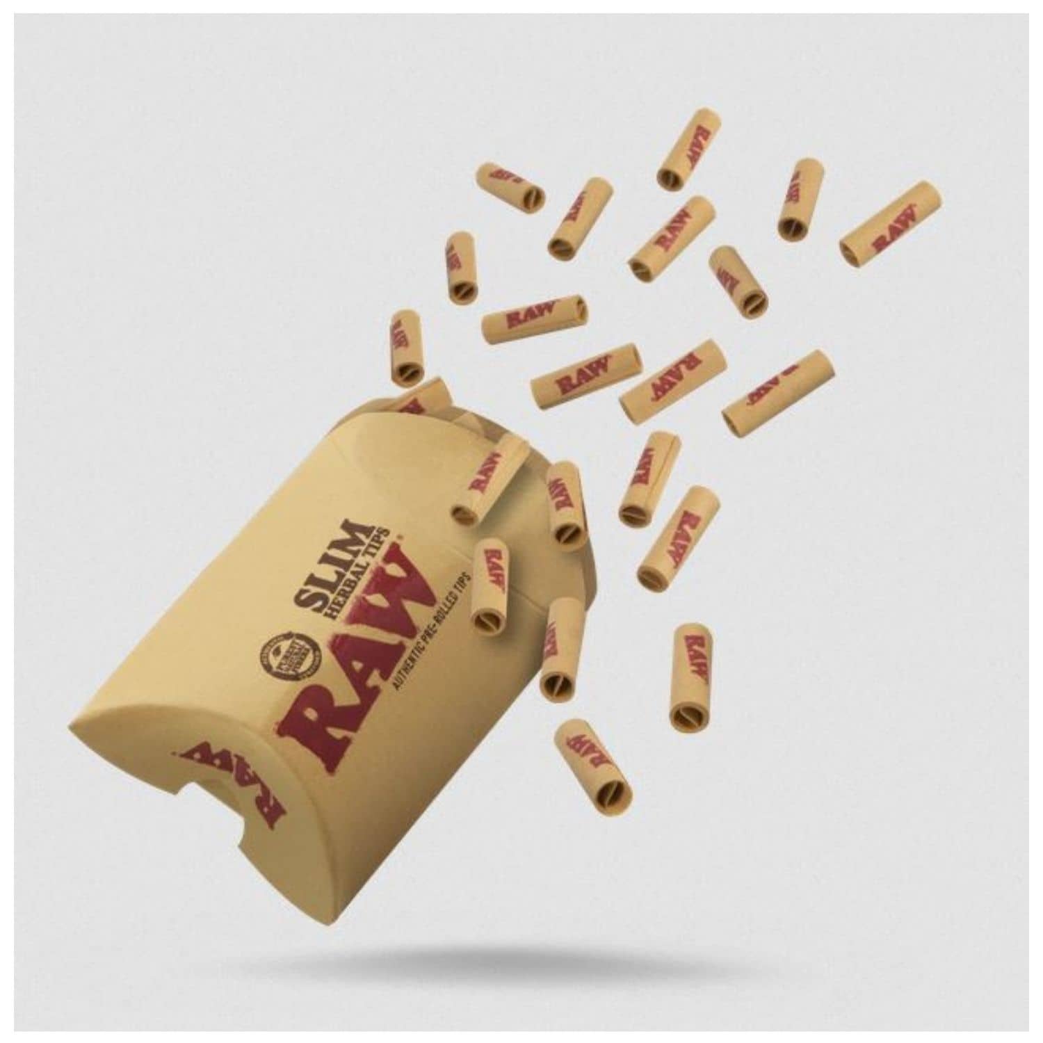Raw pre rolled cigarette filter tips scarttered