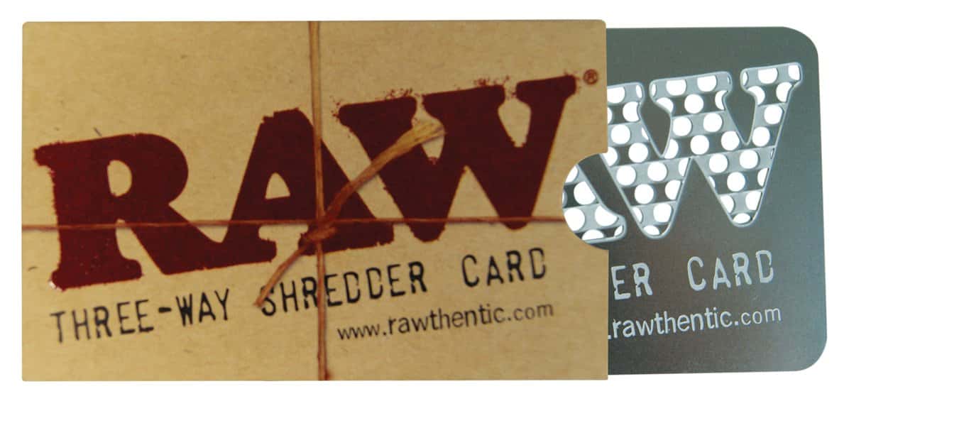 raw three way shredder card pack