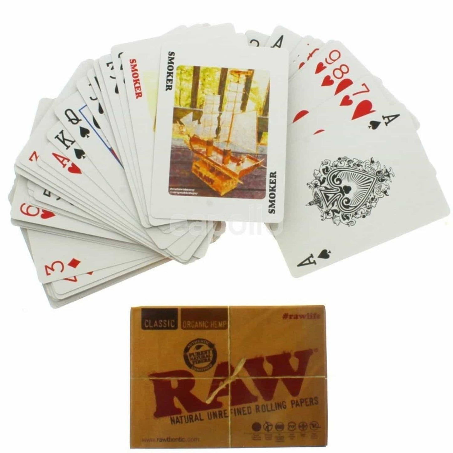 raw classic playing cards