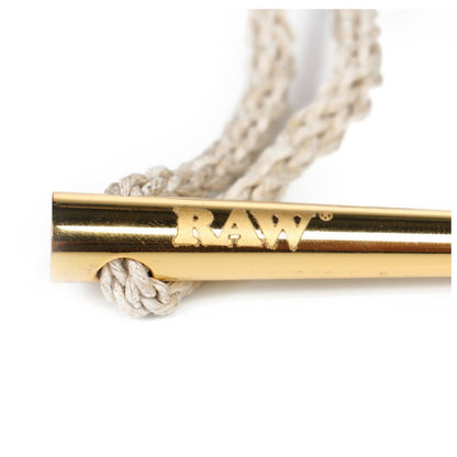 RAW Gold Poker - Necklace with embedded RAW Logo