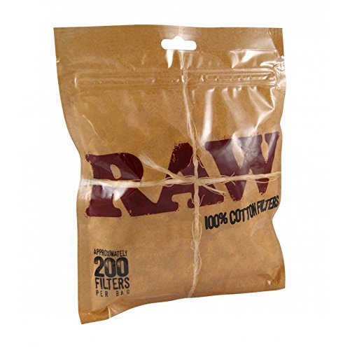 Raw Cotton Filter Tips Pack Backside