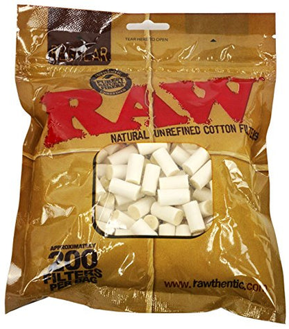 Raw Cotton Filter Tips Pack Real Image