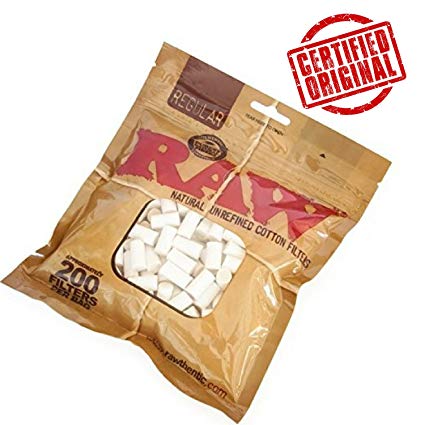 Raw Cotton Filter Tips Pack For Rolling Cigarette